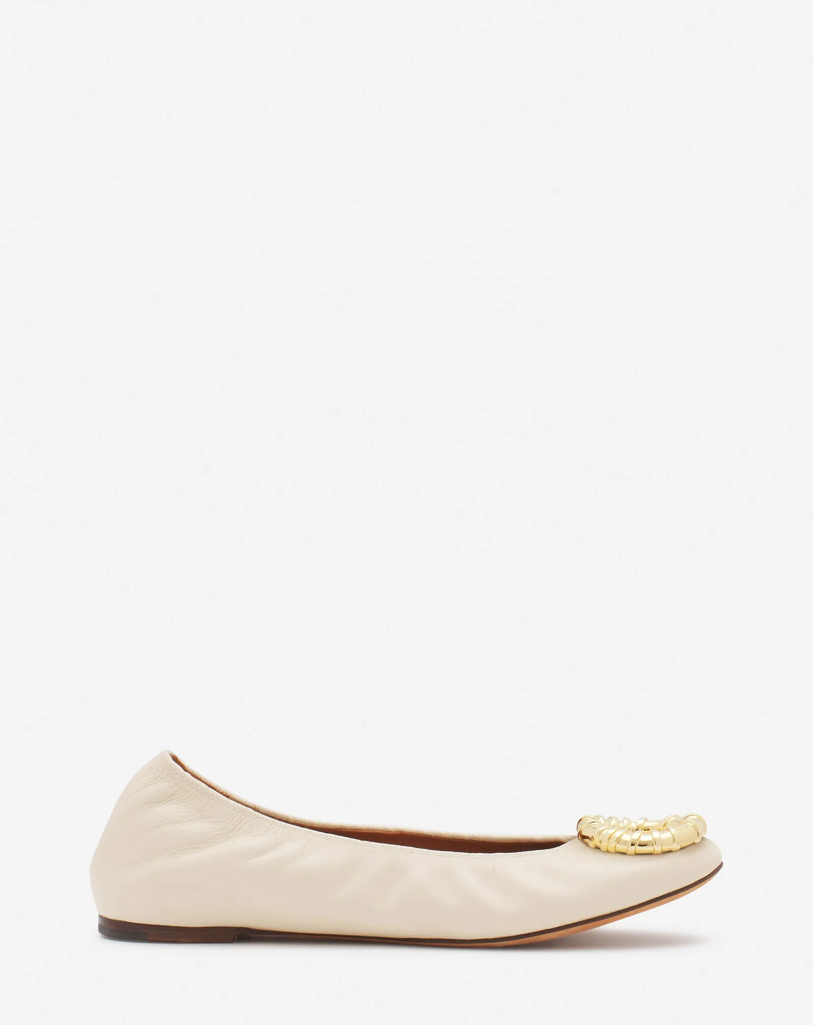 MÉLODIE LEATHER BALLERINA FLAT sold by Lanvin
