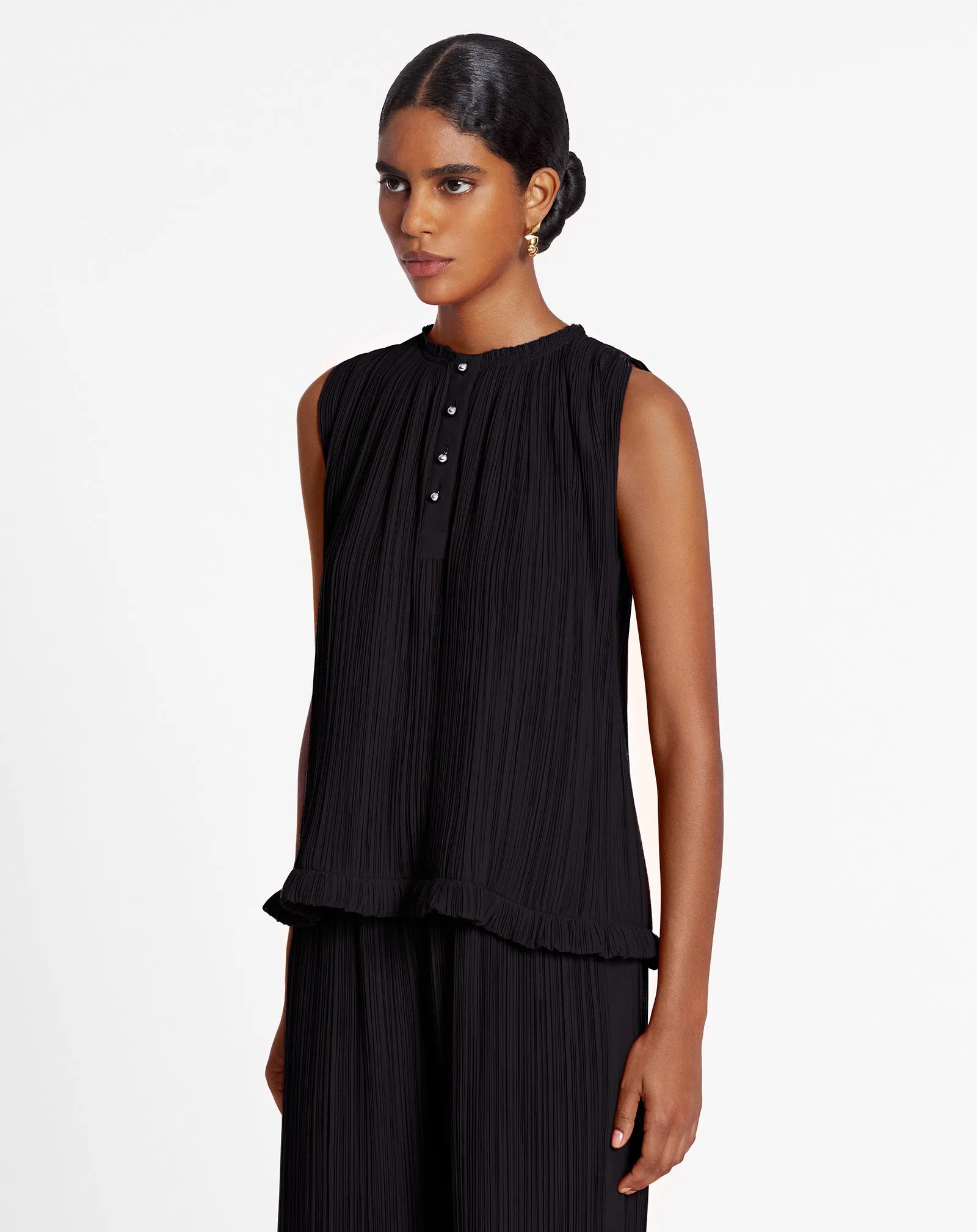 SLEEVELESS PLEATED TOP sold by Lanvin product image thumbnail 3
