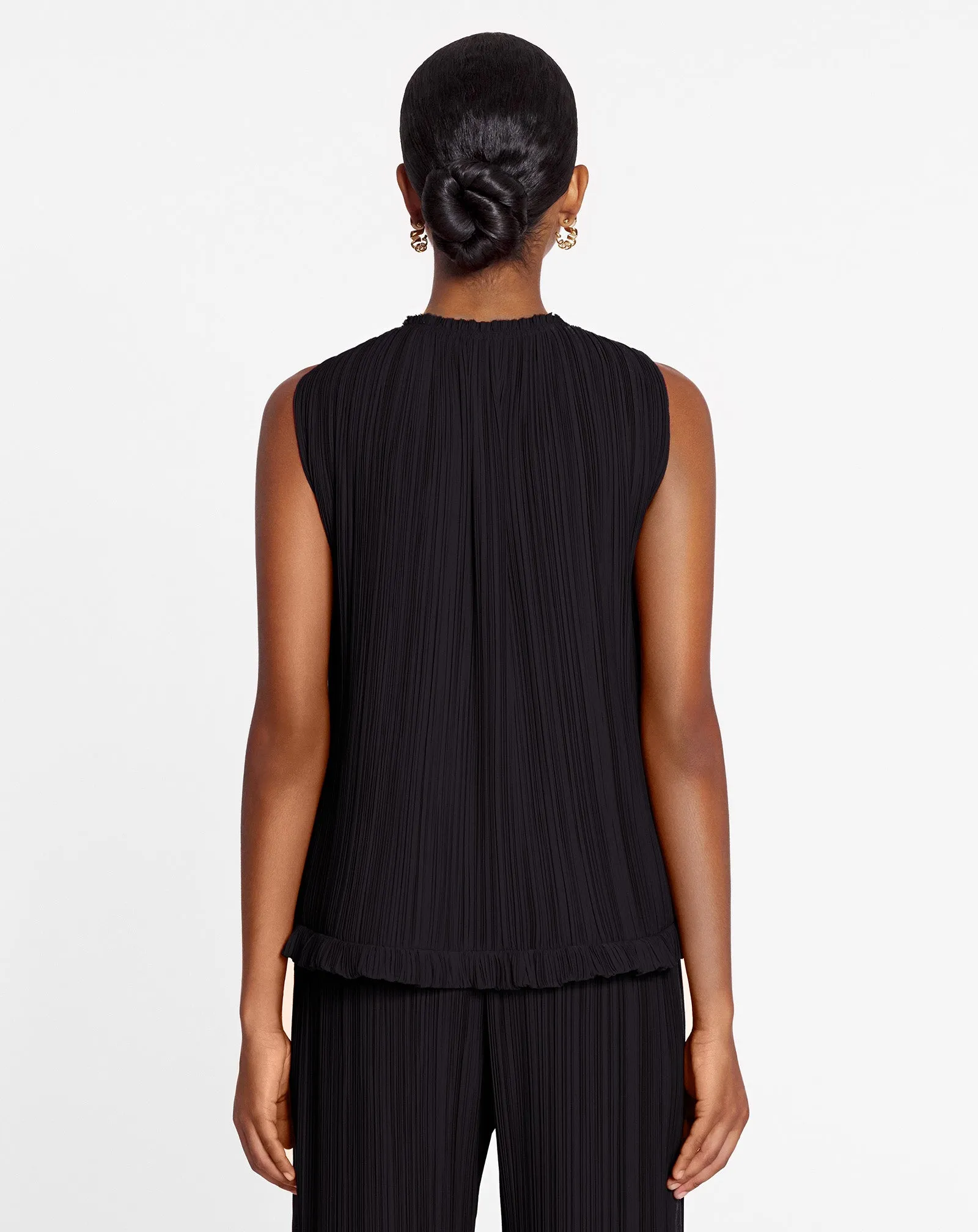SLEEVELESS PLEATED TOP sold by Lanvin product image thumbnail 4