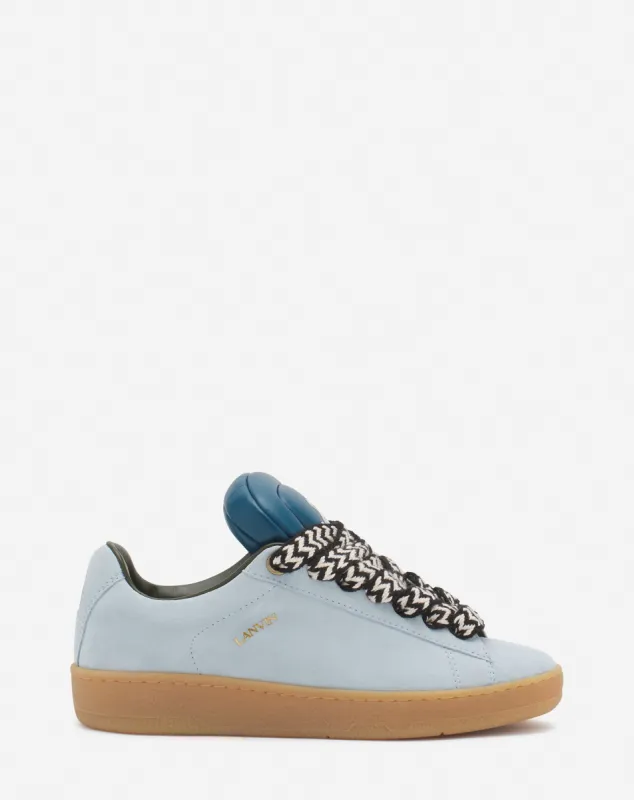 LANVIN x FUTURE HYPER CURB SNEAKERS IN LEATHER AND SUEDE FOR WOMEN sold by Lanvin