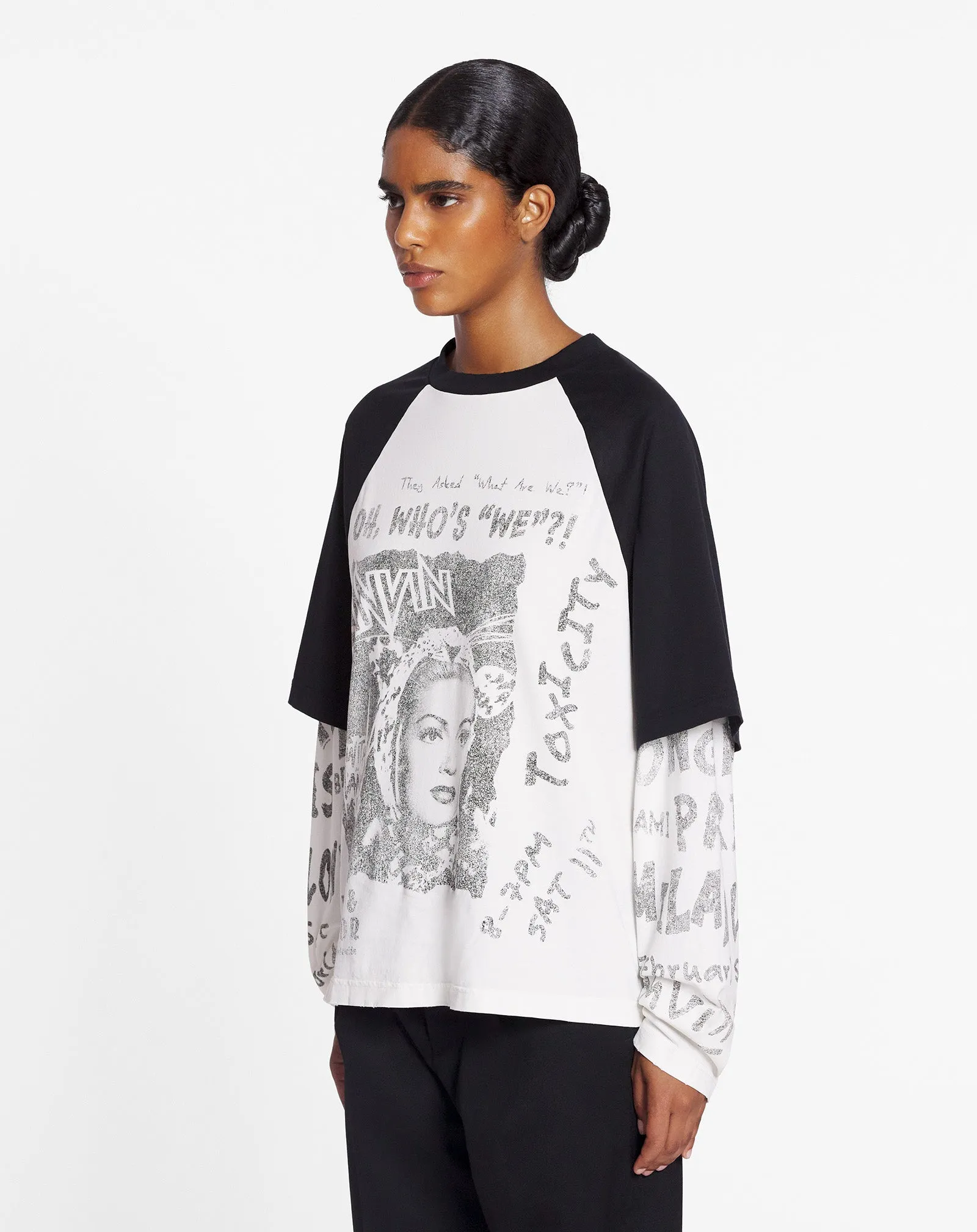 LANVIN X FUTURE LONG-SLEEVED PRINT T-SHIRT sold by Lanvin product image thumbnail 4