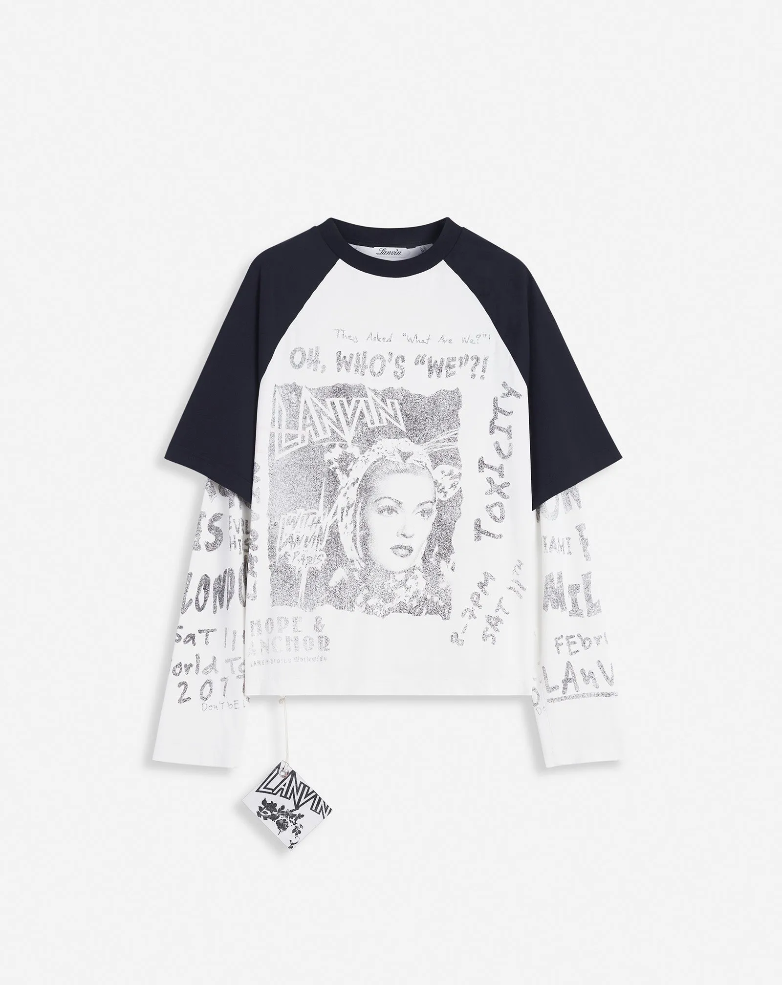 LANVIN X FUTURE LONG-SLEEVED PRINT T-SHIRT sold by Lanvin