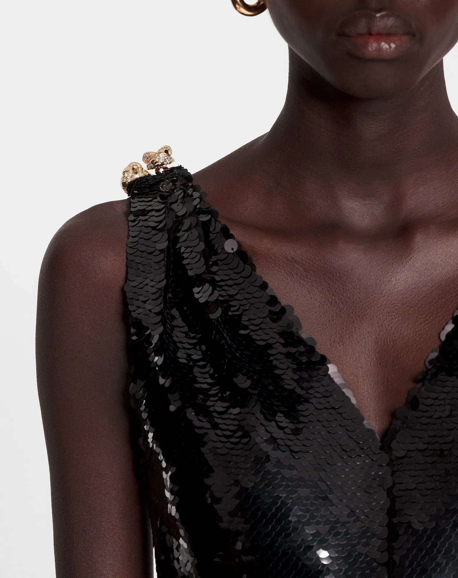 LONG EMBROIDERED SLEEVELESS DRESS sold by Lanvin product image thumbnail 5