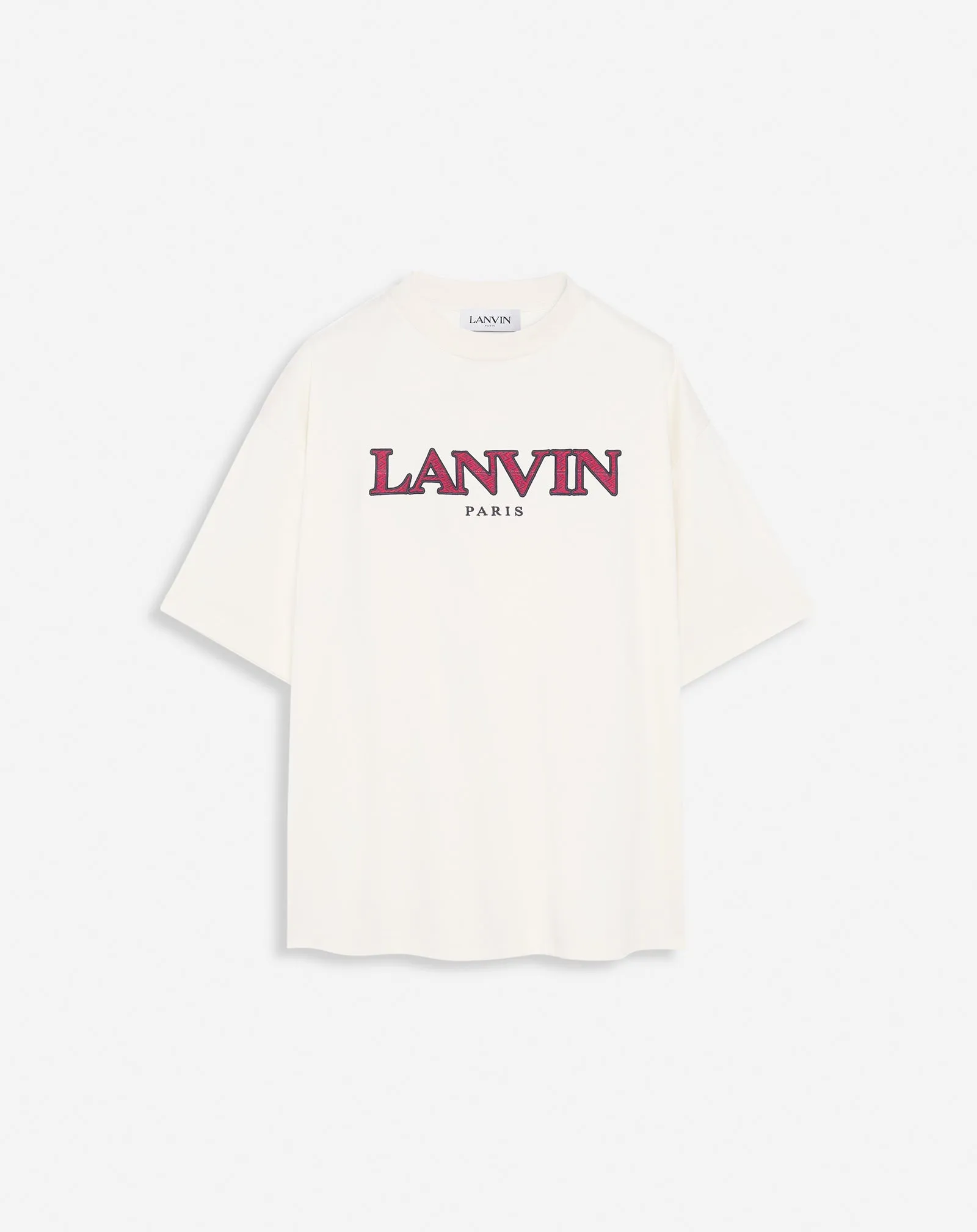 OVERSIZED EMBROIDERED CURB T-SHIRT sold by Lanvin