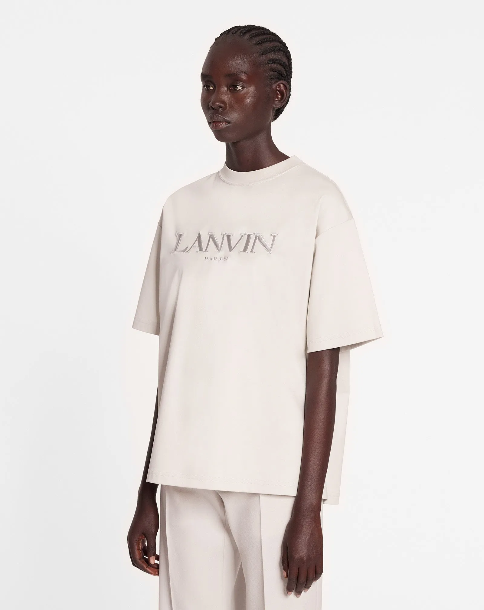 OVERSIZED LANVIN PARIS EMBROIDERED T-SHIRT sold by Lanvin product image thumbnail 3