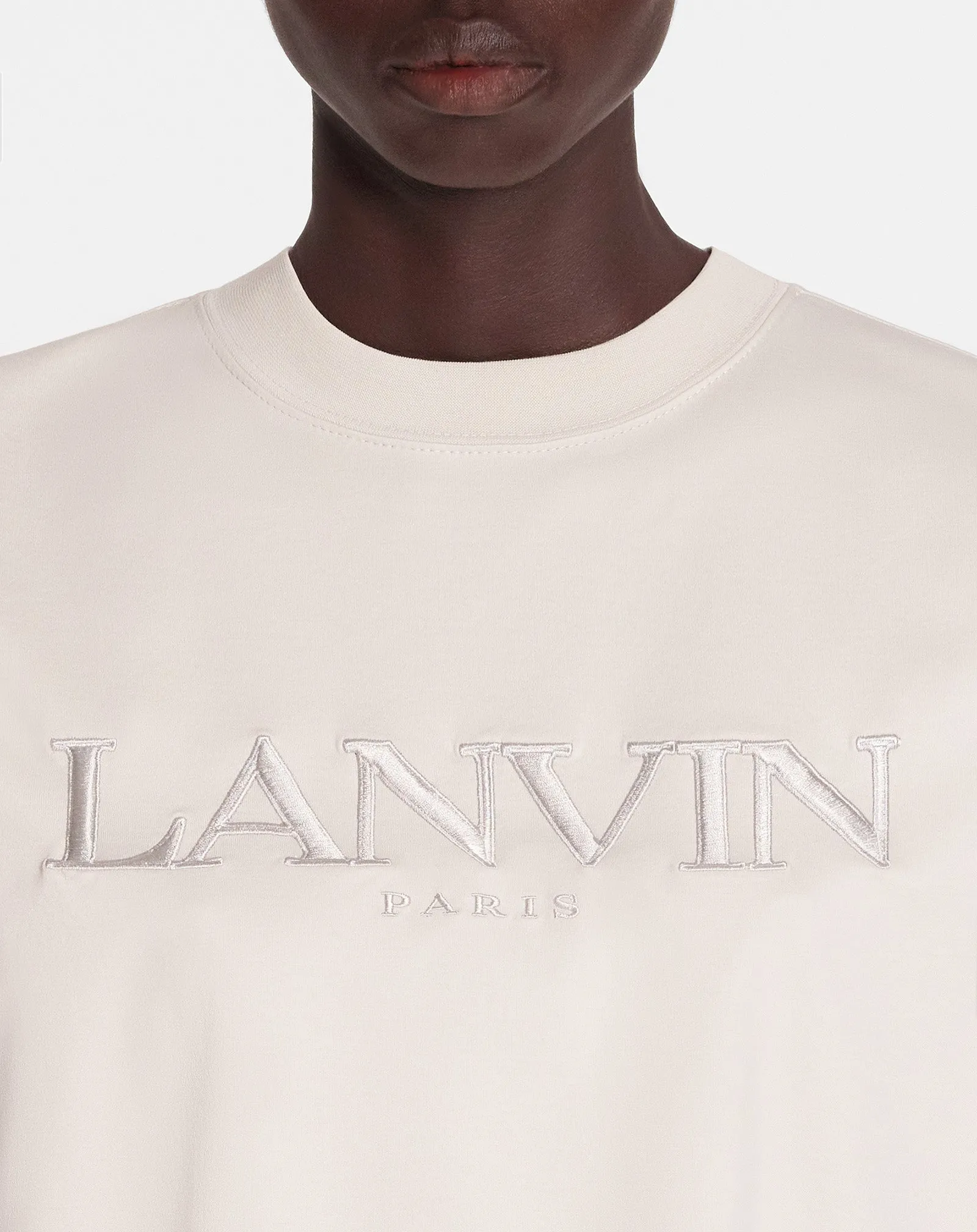 OVERSIZED LANVIN PARIS EMBROIDERED T-SHIRT sold by Lanvin product image thumbnail 5