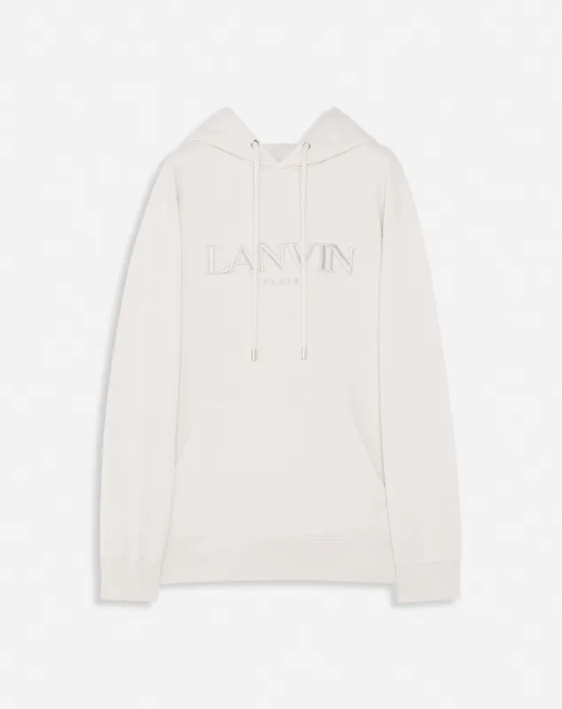 OVERSIZED EMBROIDERED LANVIN PARIS HOODIE sold by Lanvin