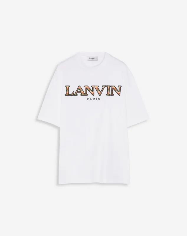 CLASSIC CURB EMBROIDERED T-SHIRT sold by Lanvin