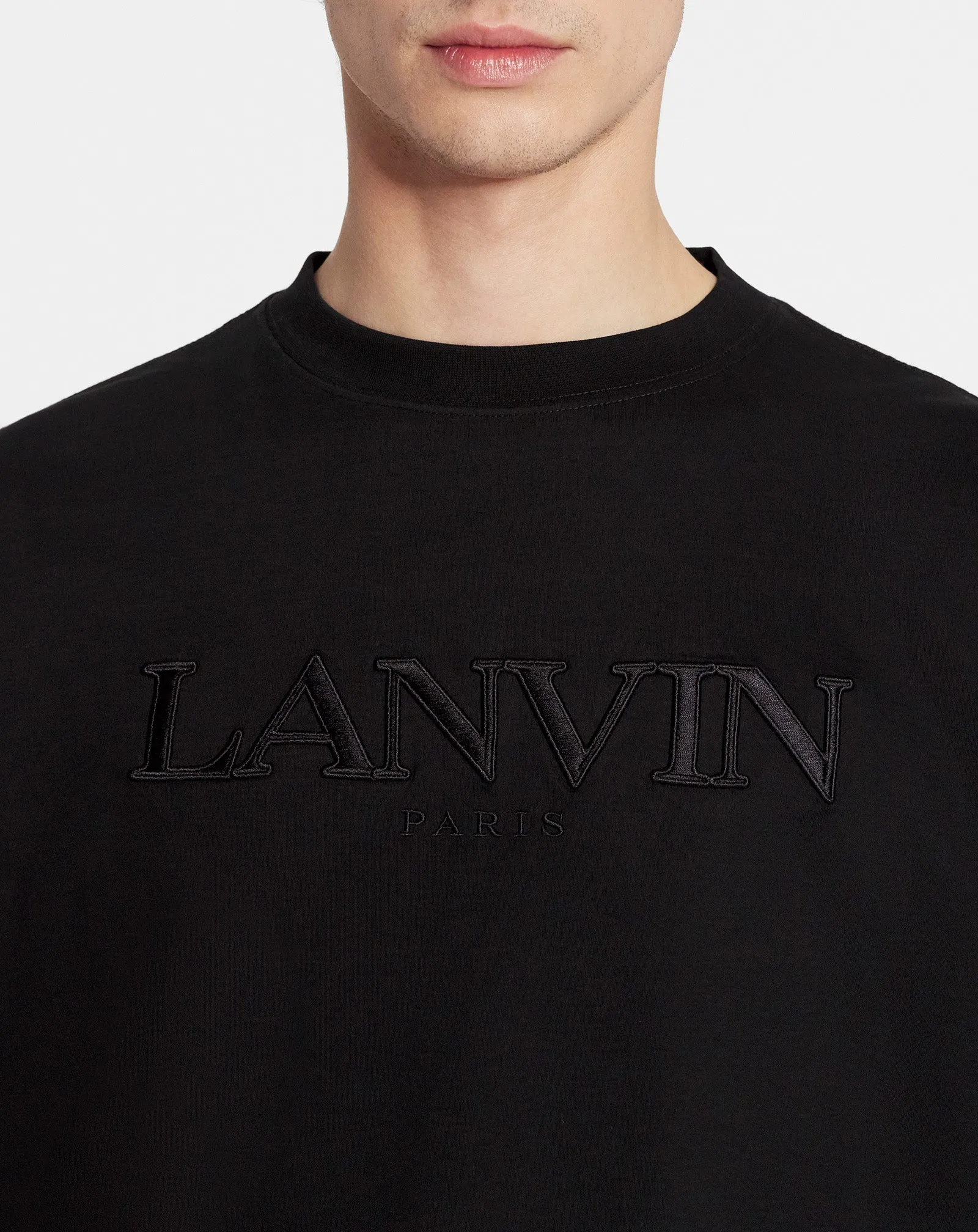 OVERSIZED LANVIN PARIS EMBROIDERED T-SHIRT sold by Lanvin product image thumbnail 5