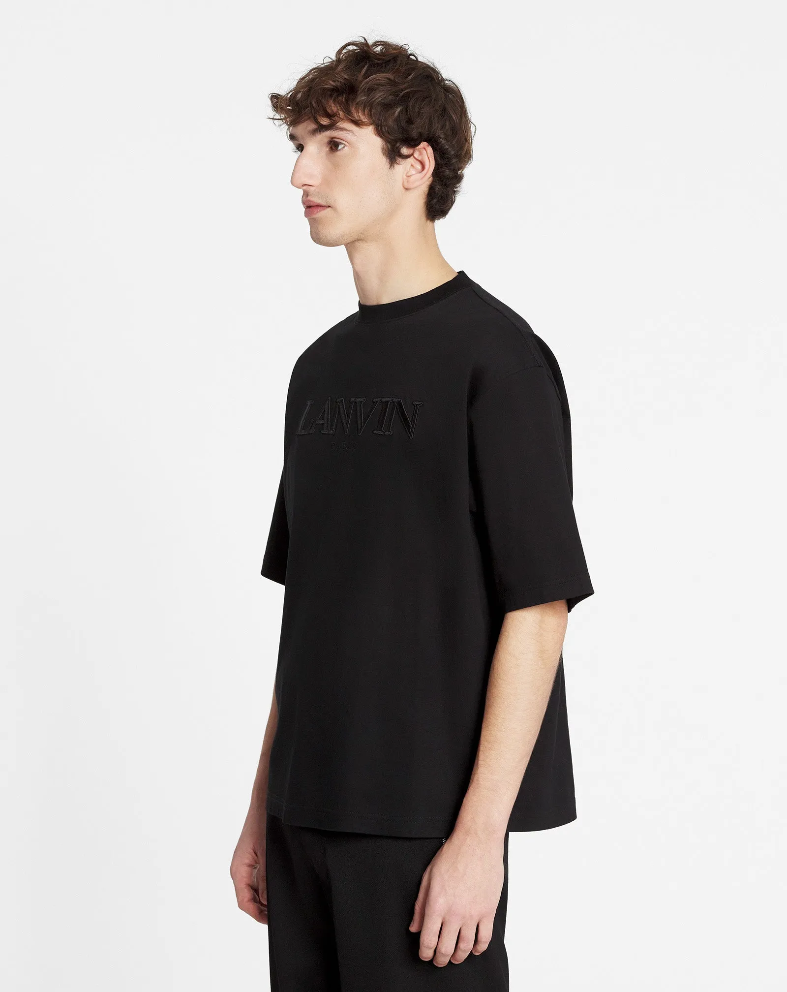 OVERSIZED LANVIN PARIS EMBROIDERED T-SHIRT sold by Lanvin product image thumbnail 3