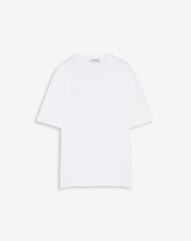 CLASSIC LANVIN PARIS EMBROIDERED T-SHIRT sold by Lanvin