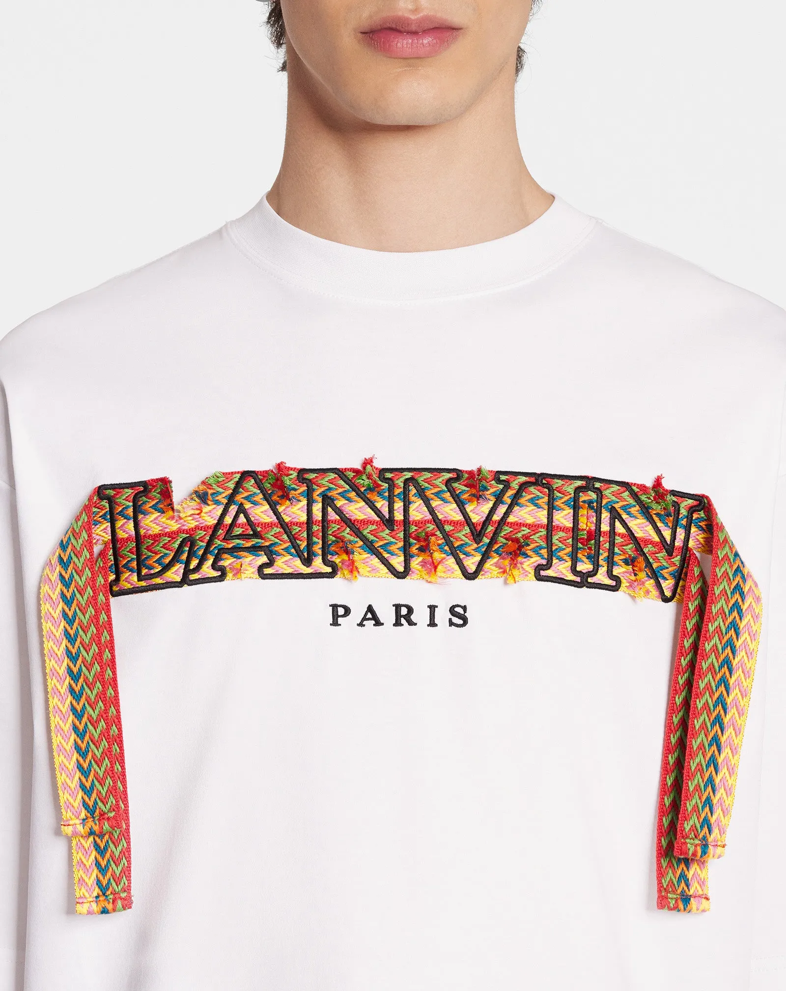 CURB LACE LANVIN OVERSIZED T-SHIRT sold by Lanvin product image thumbnail 5