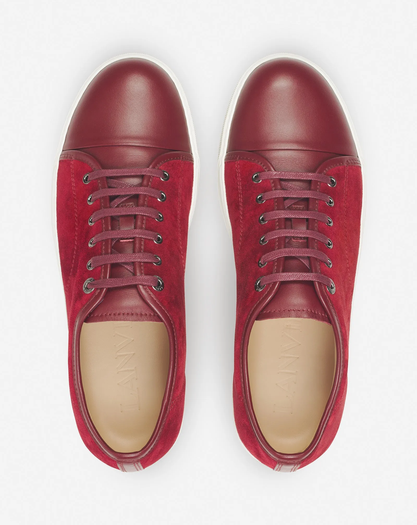 DBB1 LEATHER AND SUEDE SNEAKERS sold by Lanvin product image thumbnail 3