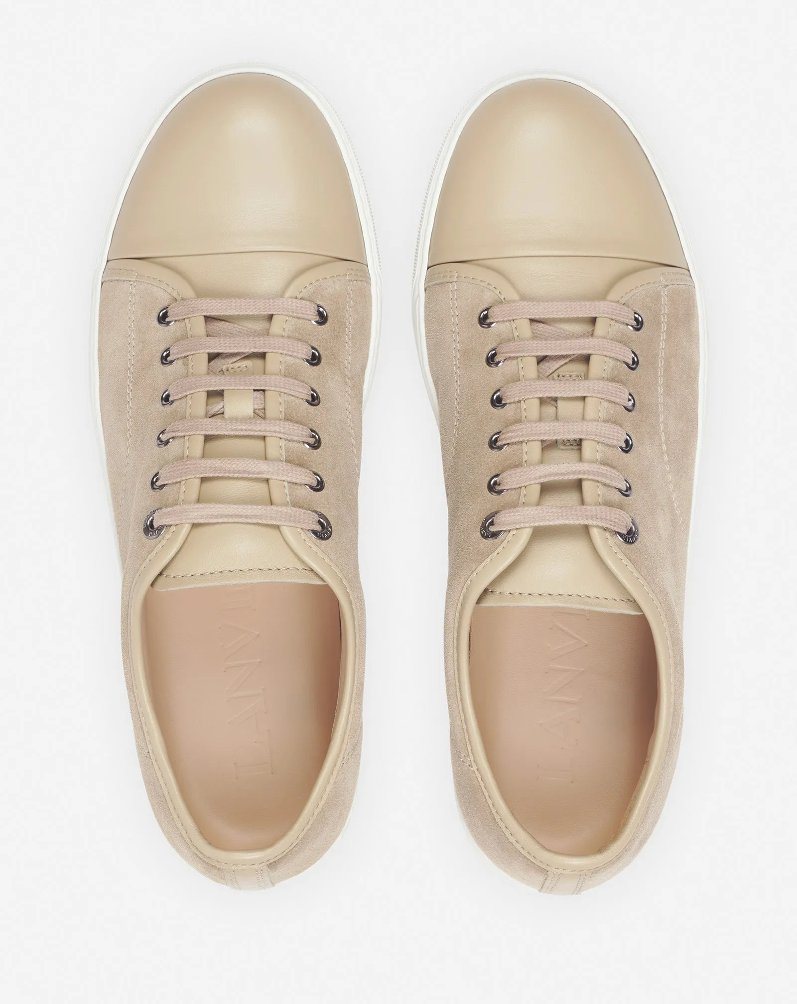 DBB1 LEATHER AND SUEDE SNEAKERS sold by Lanvin product image thumbnail 3