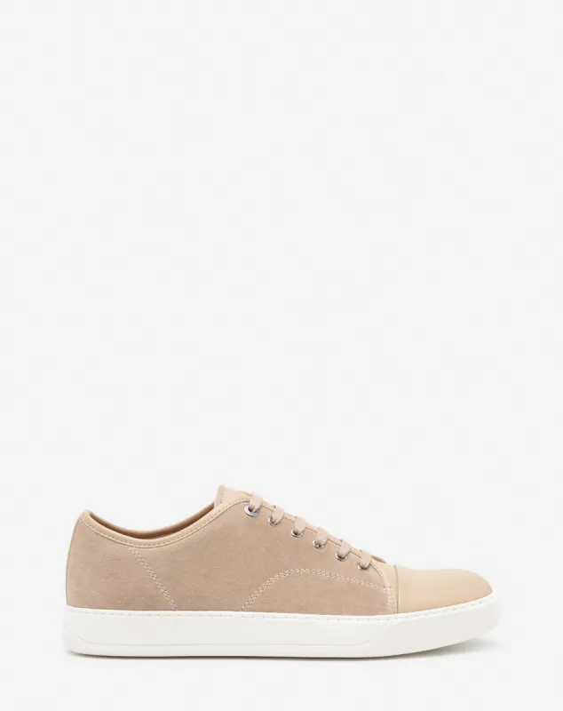 DBB1 LEATHER AND SUEDE SNEAKERS sold by Lanvin