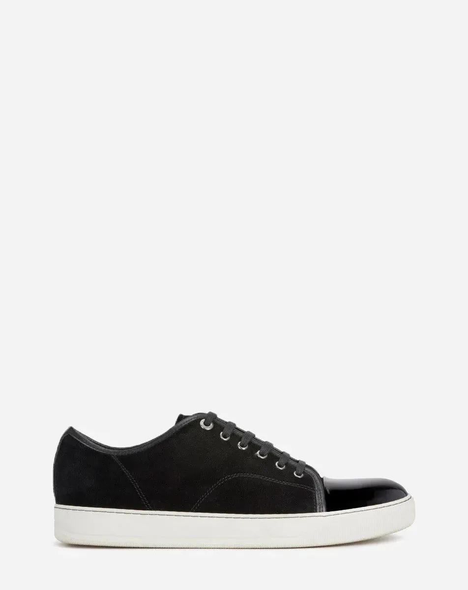DBB1 SUEDE AND PATENT LEATHER SNEAKERS sold by Lanvin