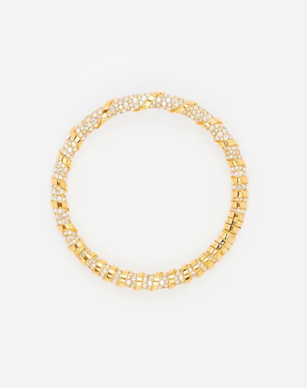 RHINESTONE MELODIE CHOKER NECKLACE sold by Lanvin