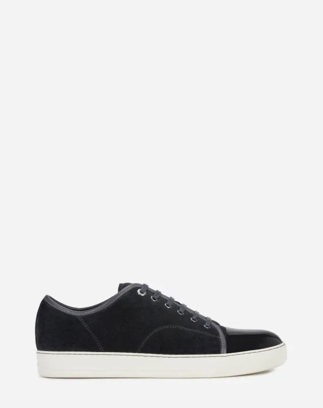 DBB1 SUEDE AND PATENT LEATHER SNEAKERS sold by Lanvin