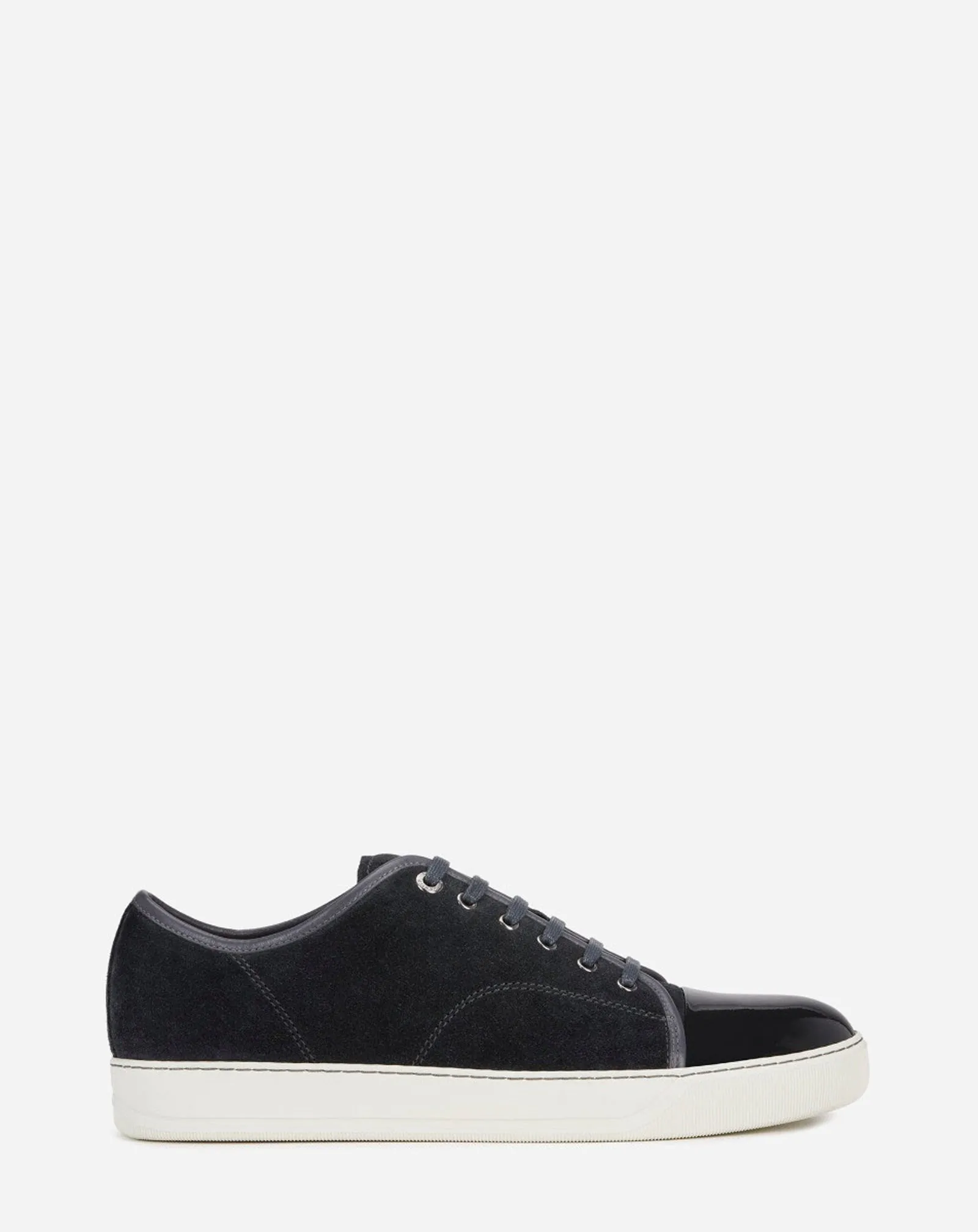 DBB1 SUEDE AND PATENT LEATHER SNEAKERS sold by Lanvin