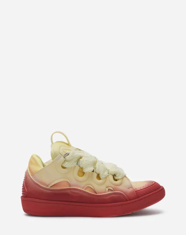 LEATHER CURB SNEAKERS sold by Lanvin