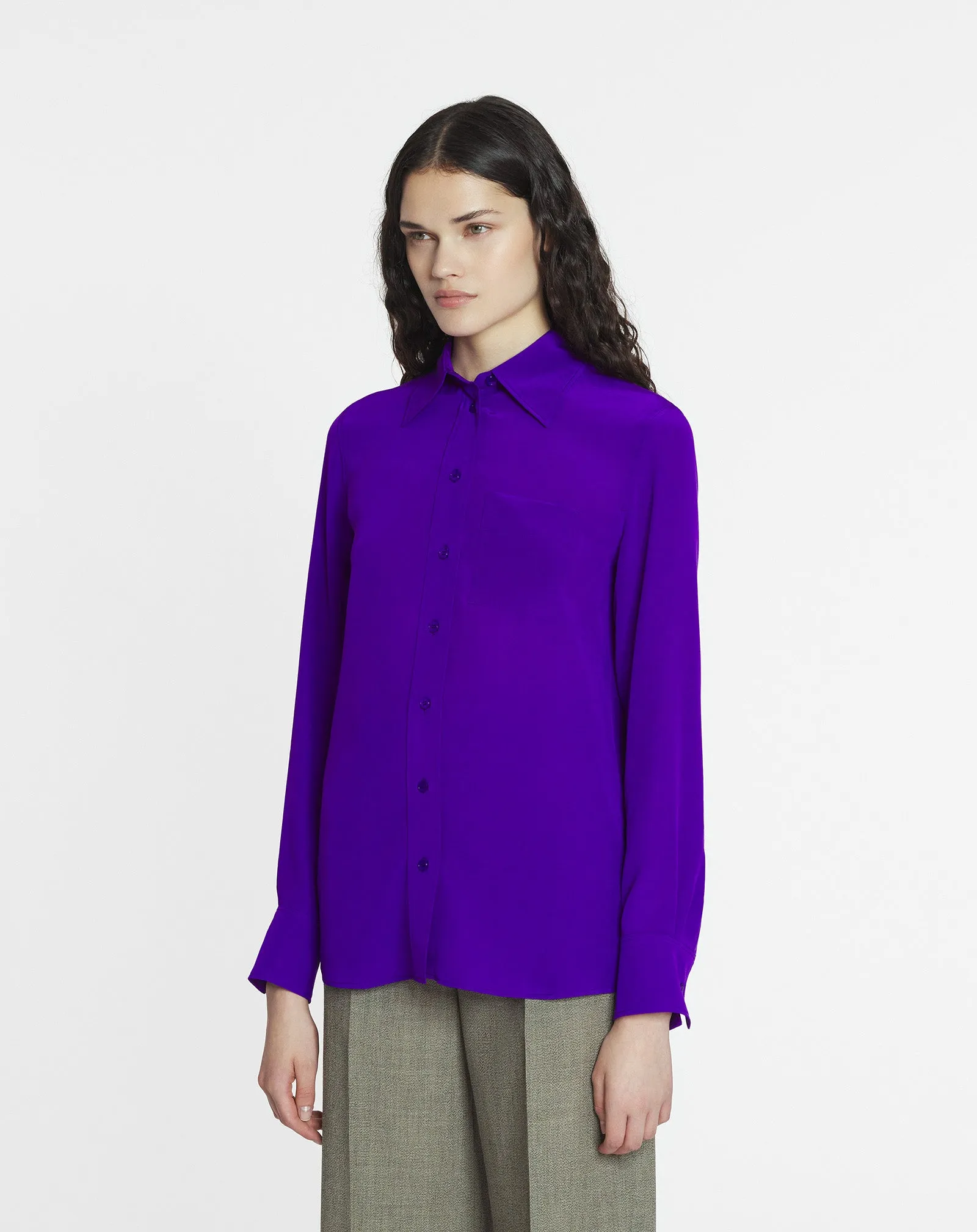 STRAIGHT SILK SHIRT sold by Lanvin product image thumbnail 3