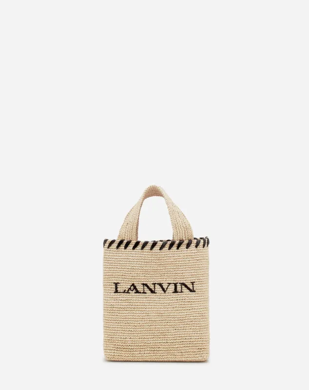 LANVIN NANO RAFFIA TOTE BAG sold by Lanvin