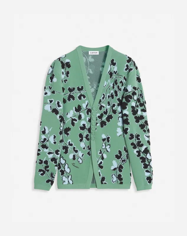 TAILORED JACQUARD CARDIGAN sold by Lanvin