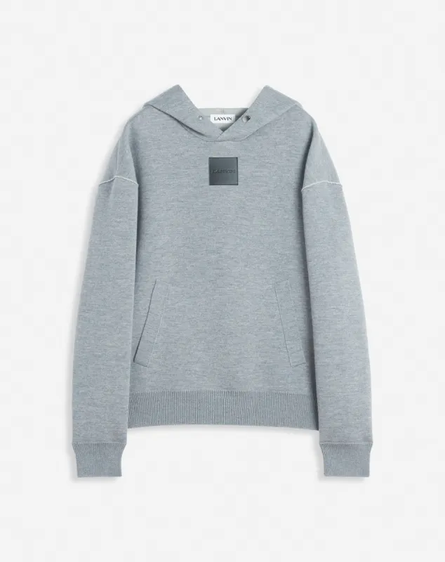 BAGGY WOOL HOODIE sold by Lanvin