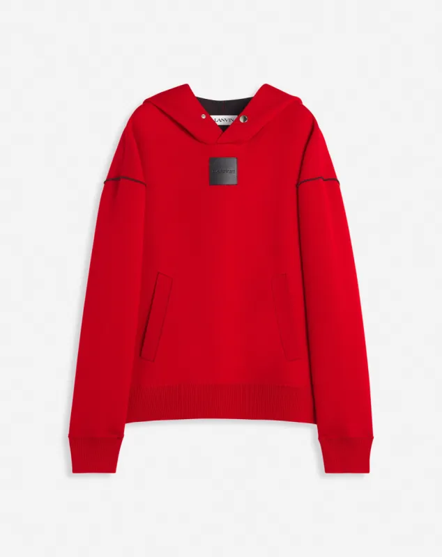 BAGGY WOOL HOODIE sold by Lanvin