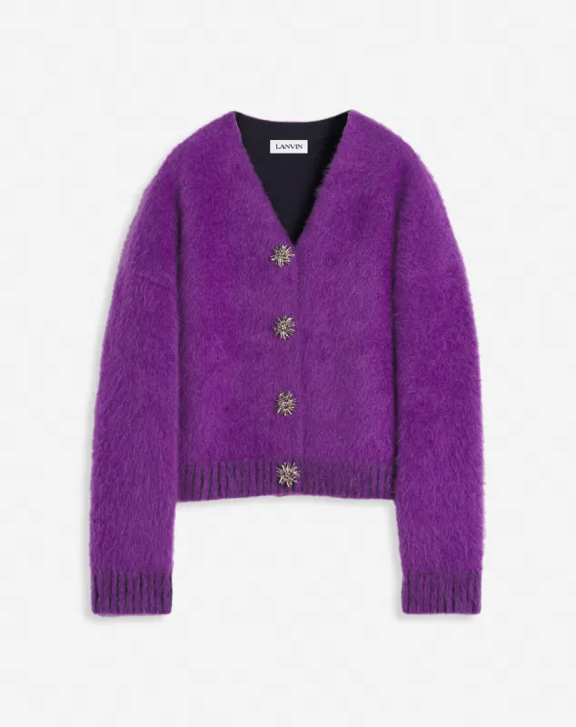 BRUSHED MOHAIR CARDIGAN sold by Lanvin