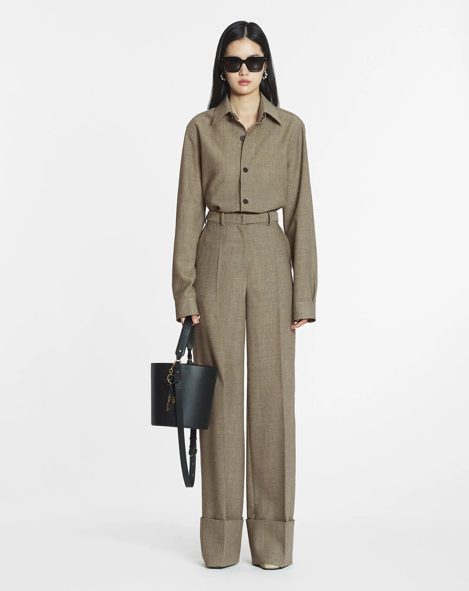 UNISEX SHORT WOOL OVERSHIRT sold by Lanvin product image thumbnail 2