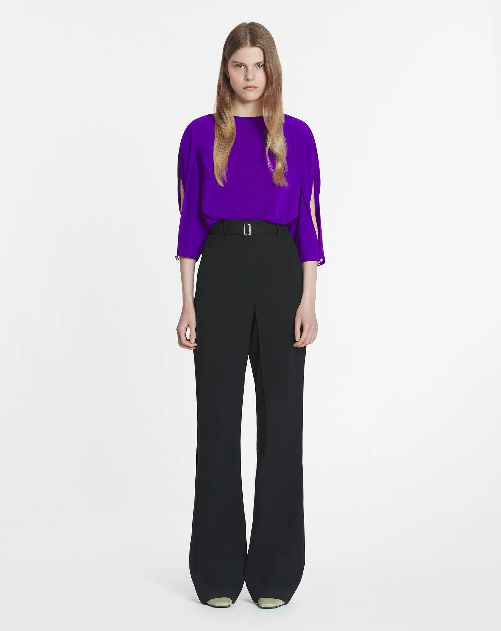 SILK TOP WITH OPENWORK SLEEVES sold by Lanvin product image thumbnail 2