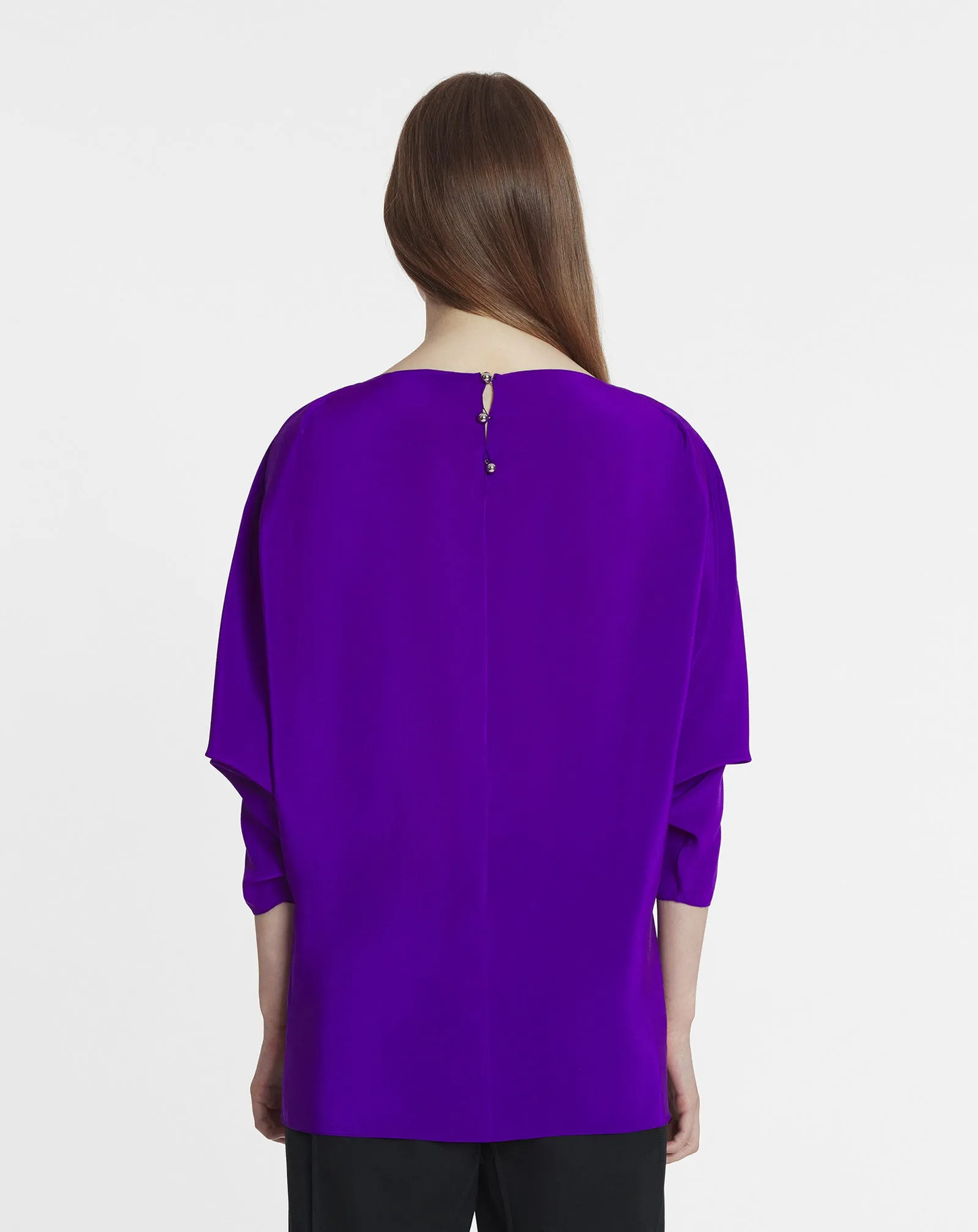 SILK TOP WITH OPENWORK SLEEVES sold by Lanvin product image thumbnail 5