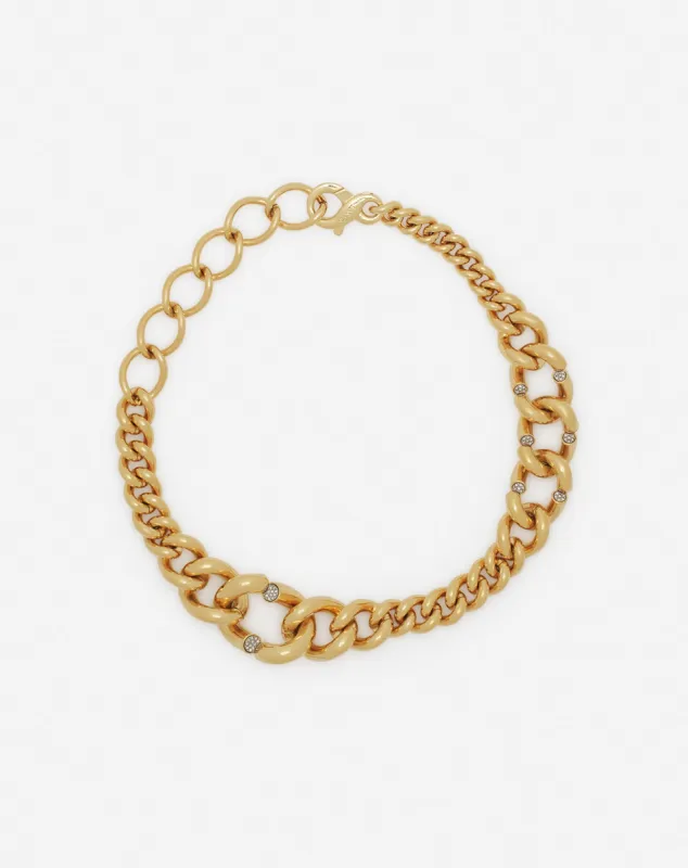 SÉQUENCE CHAIN BRASS NECKLACE sold by Lanvin