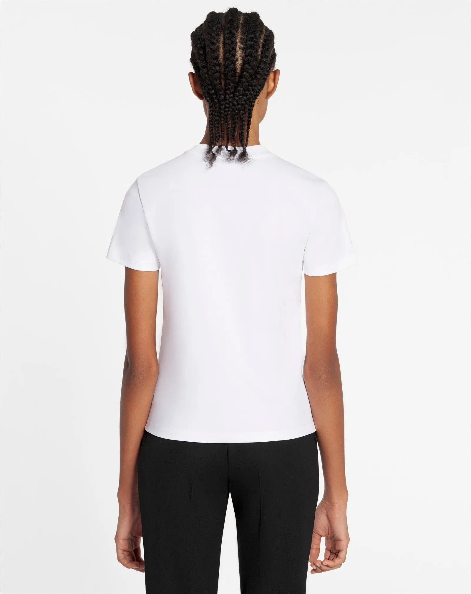 CLASSIC FIT LANVIN EMBROIDERED T-SHIRT sold by Lanvin product image thumbnail 5