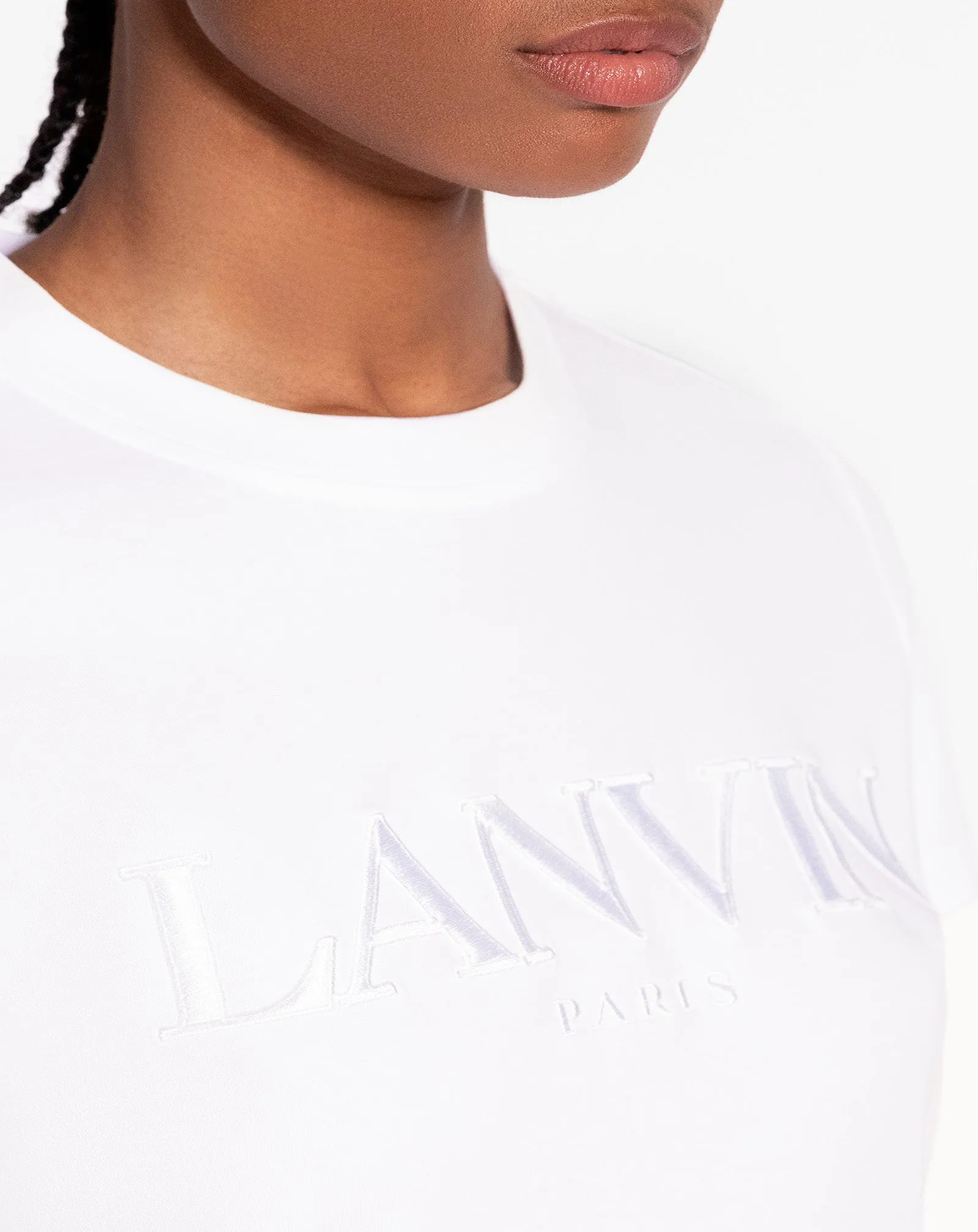 CLASSIC FIT LANVIN EMBROIDERED T-SHIRT sold by Lanvin product image thumbnail 4