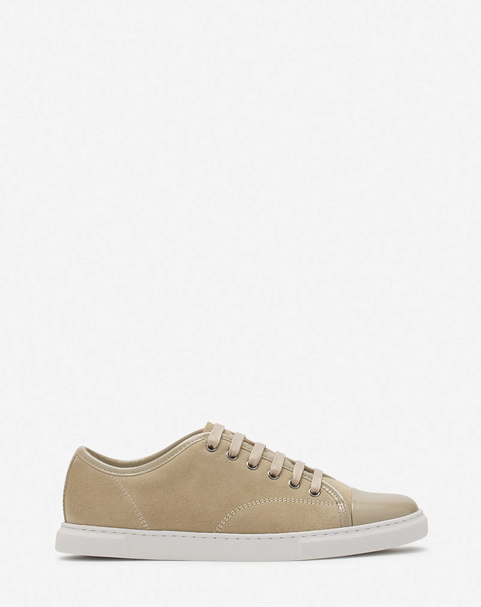 DBB1 SNEAKERS IN SUEDE AND PATENT LEATHER sold by Lanvin