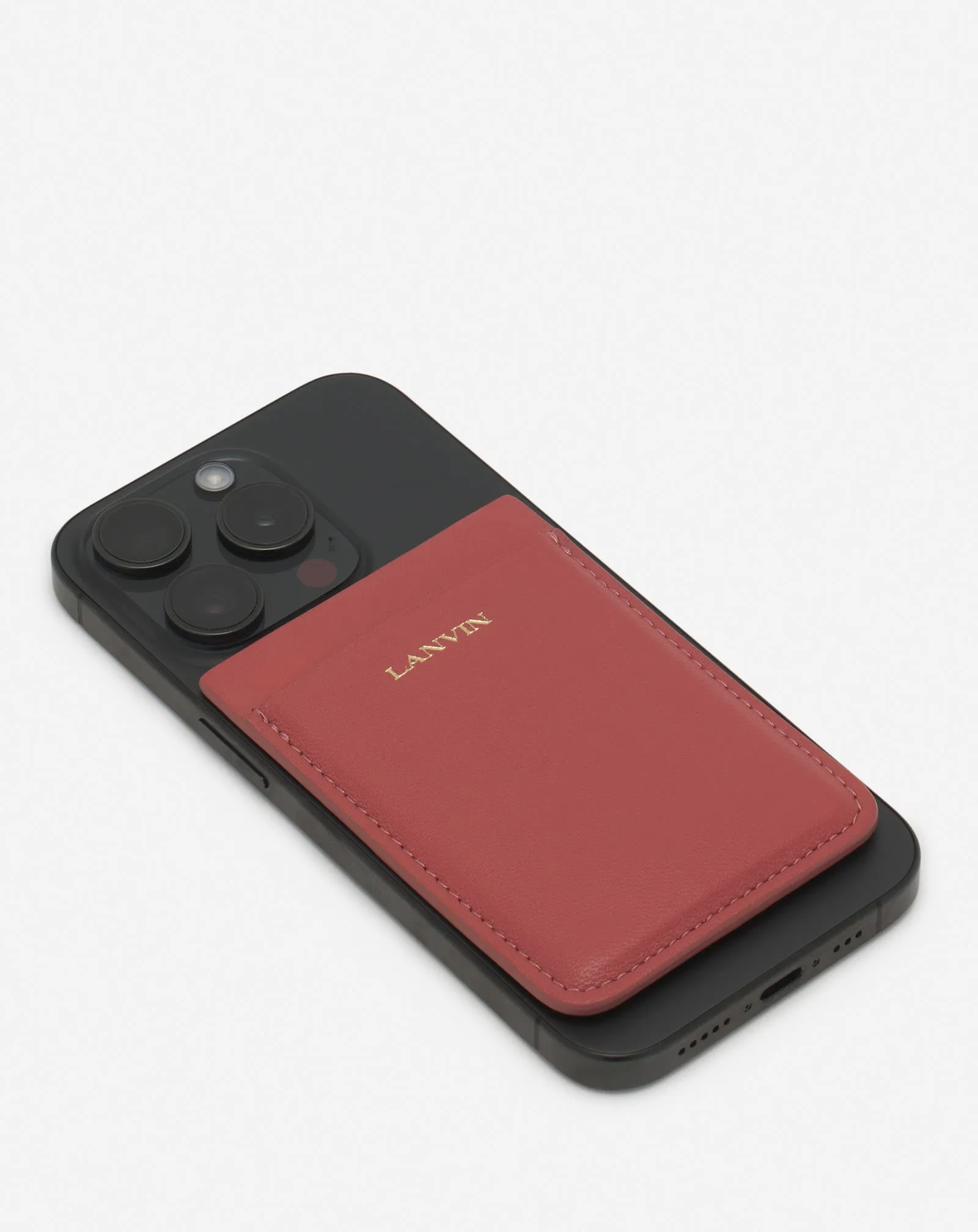 MAGNETIC LEATHER CARDHOLDER sold by Lanvin product image thumbnail 4
