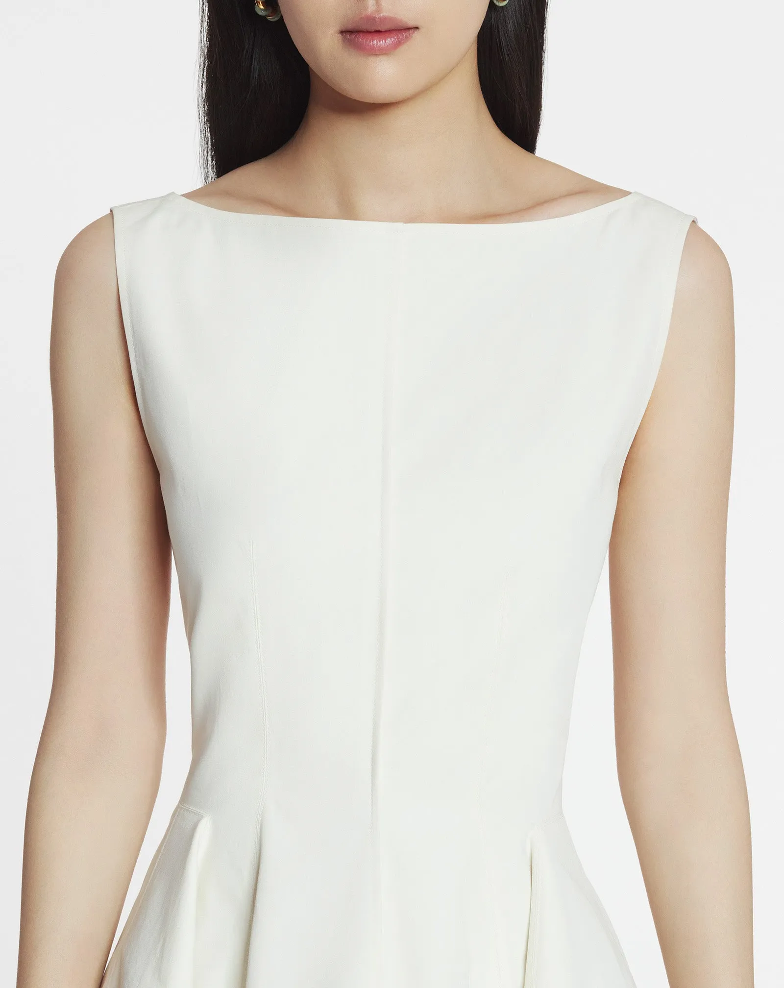 COTTON PEPLUM DRESS sold by Lanvin product image thumbnail 5