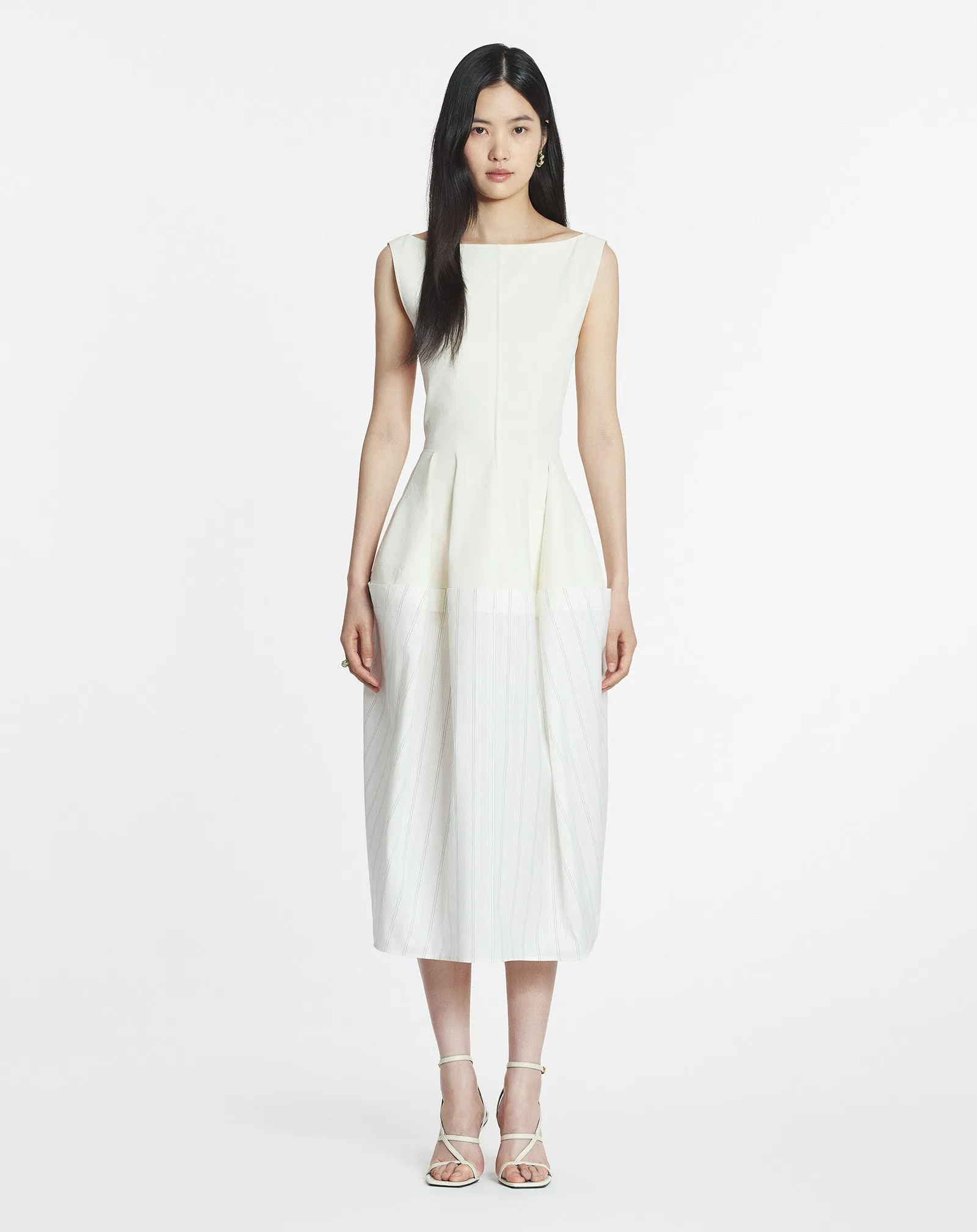 COTTON PEPLUM DRESS sold by Lanvin product image thumbnail 2