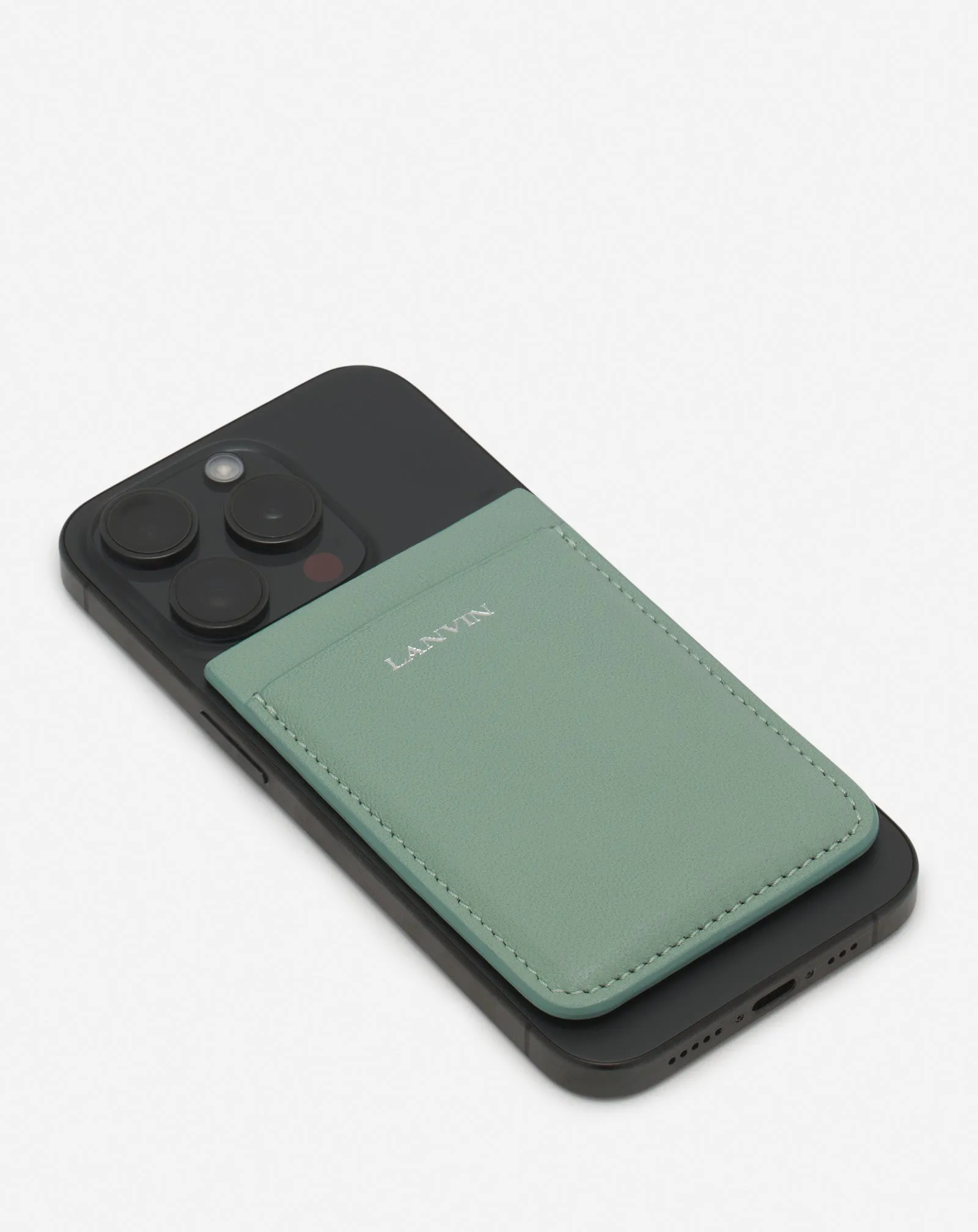 MAGNETIC LEATHER CARDHOLDER sold by Lanvin product image thumbnail 4