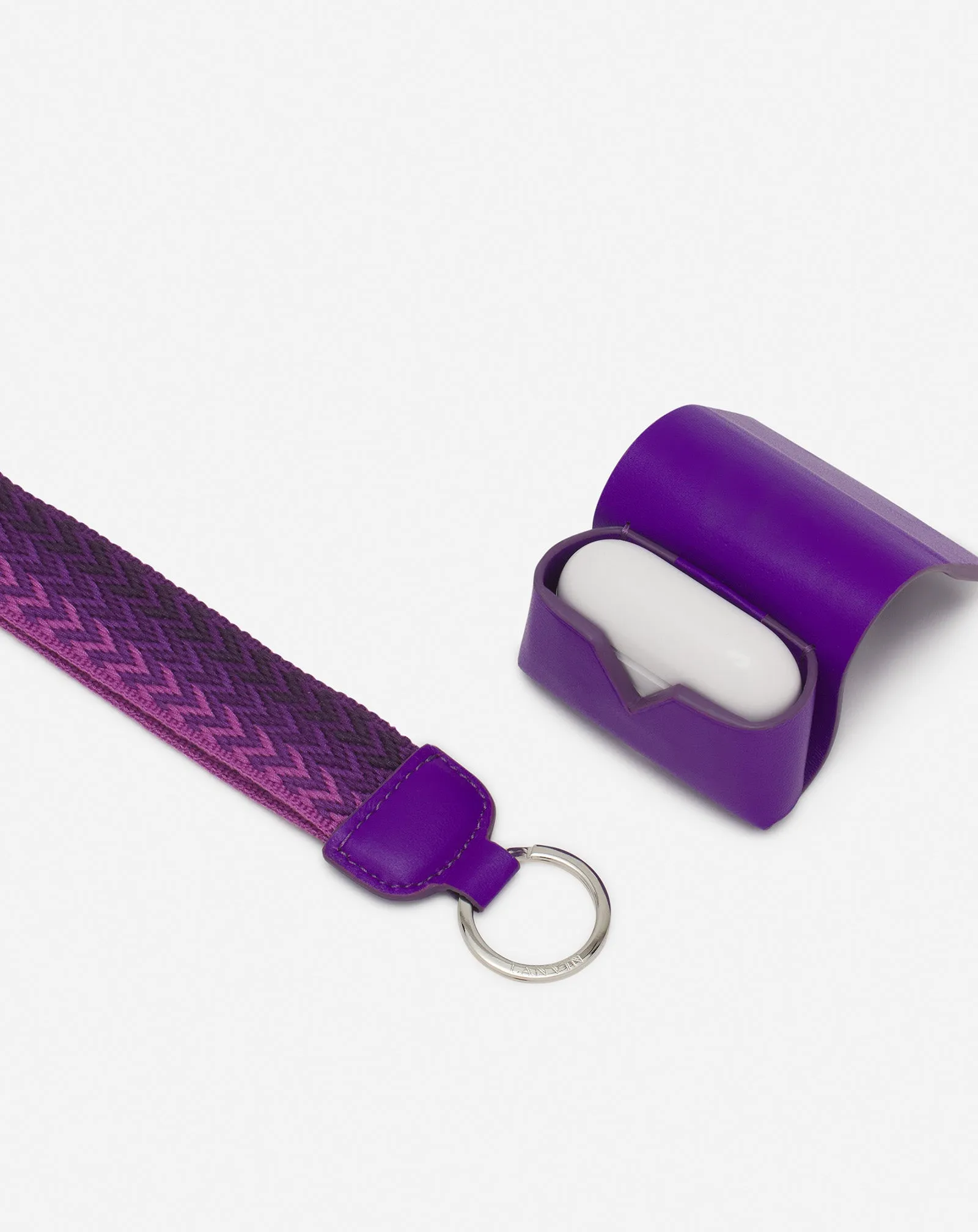 LANVIN SIGNATURE LEATHER CASE FOR AIRPODS PRO sold by Lanvin product image thumbnail 4