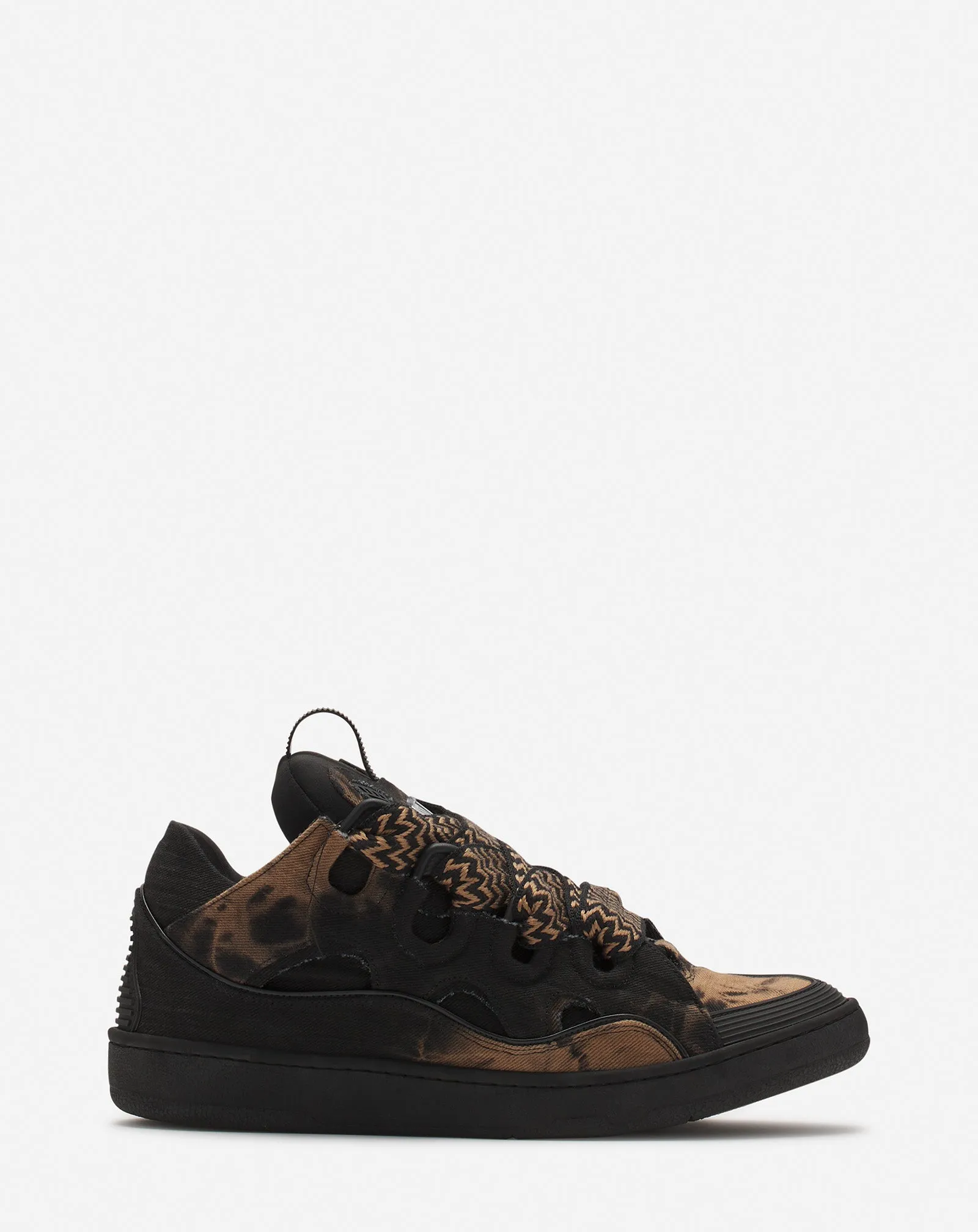 CURB WASHED DENIM SNEAKERS sold by Lanvin