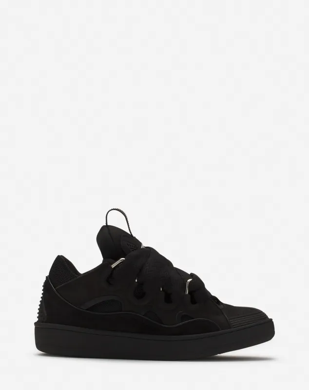 LEATHER CURB SNEAKERS sold by Lanvin