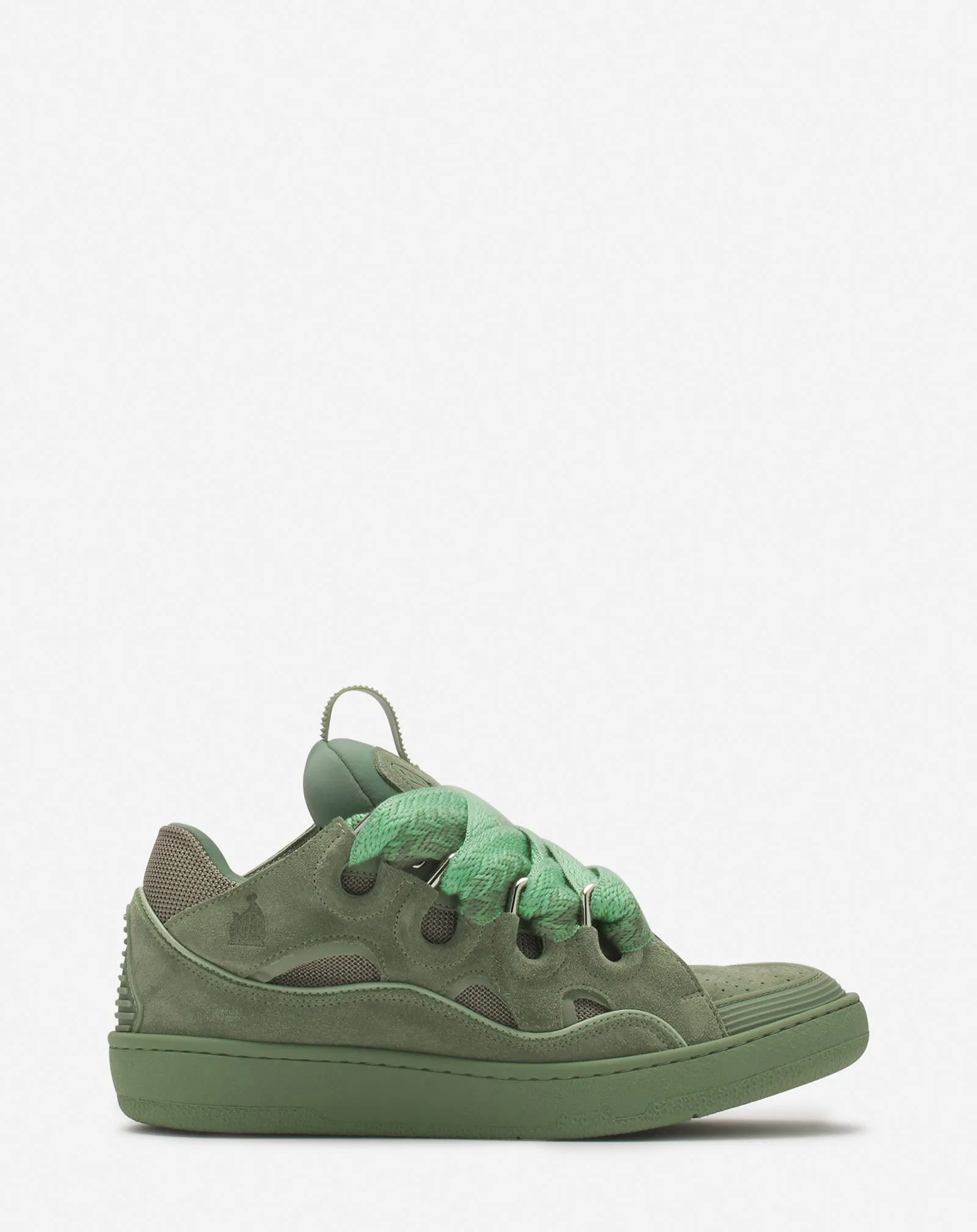 LEATHER CURB SNEAKERS sold by Lanvin