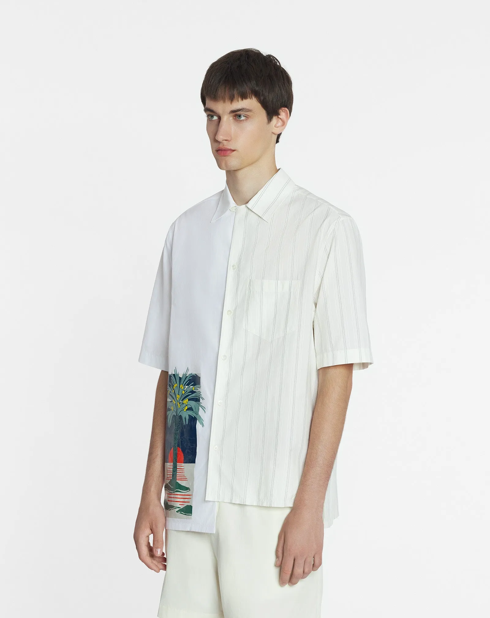 PRINTED ASYMMETRIC SHIRT sold by Lanvin product image thumbnail 3