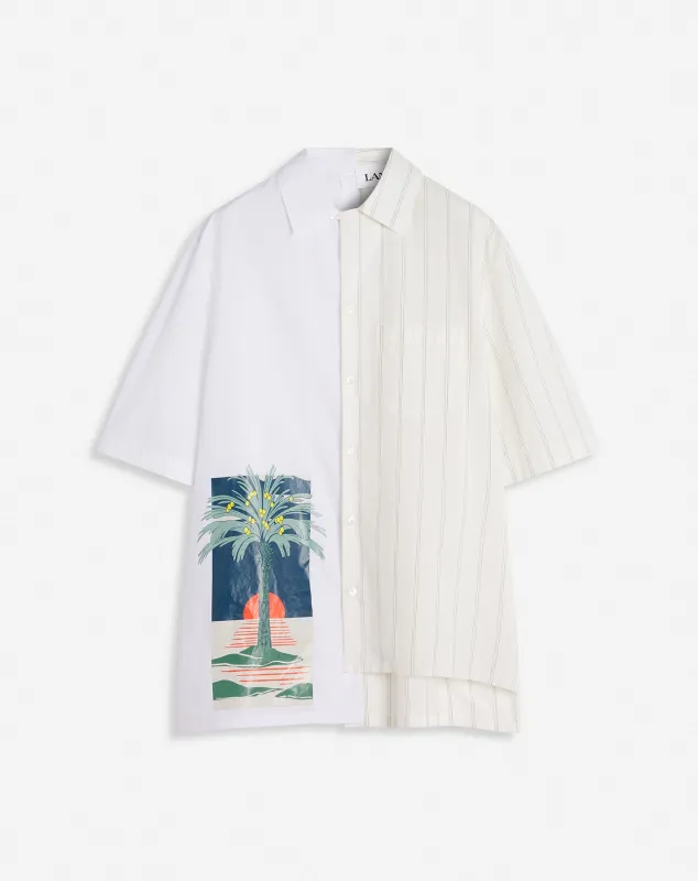 PRINTED ASYMMETRIC SHIRT made by Lanvin