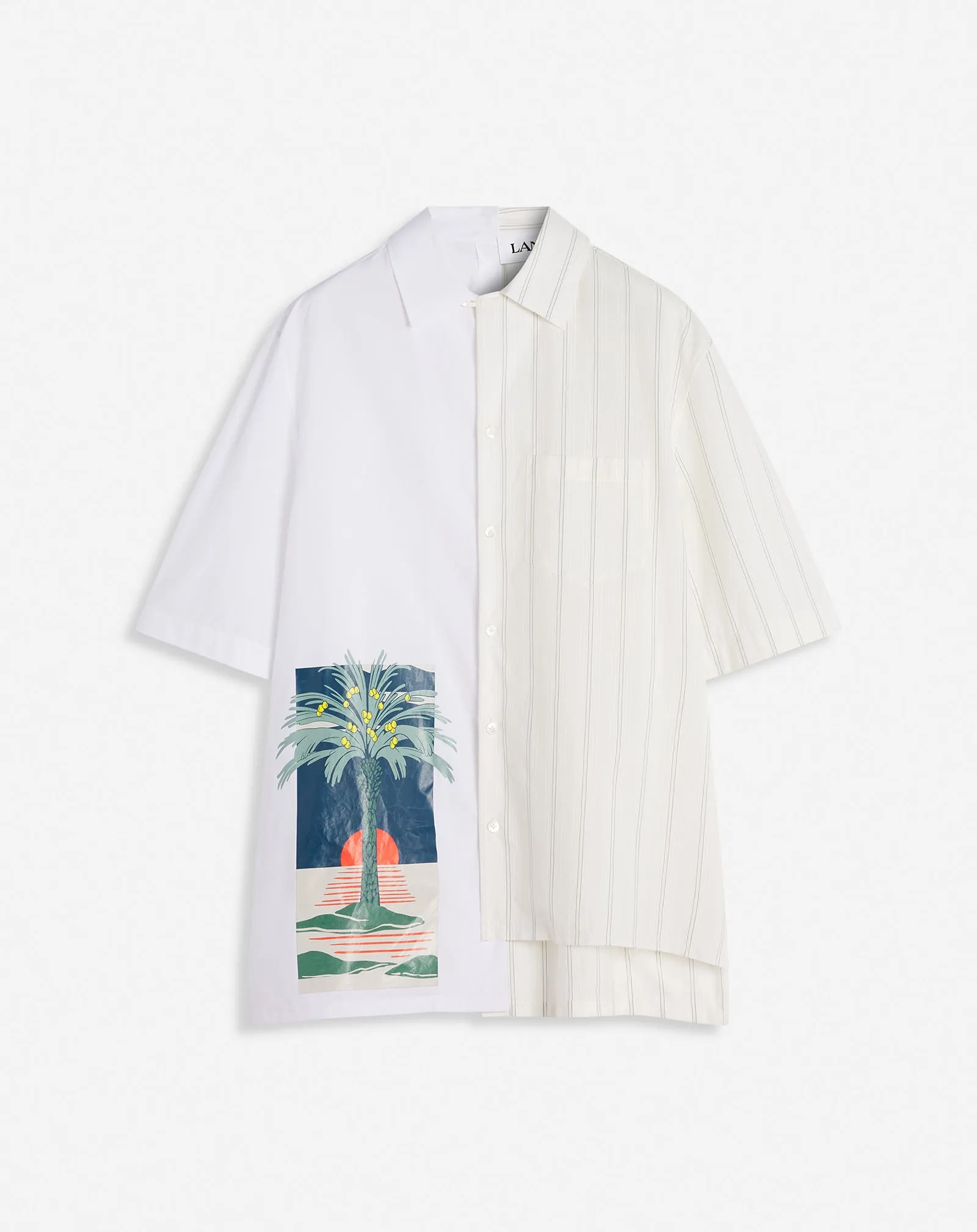 PRINTED ASYMMETRIC SHIRT sold by Lanvin