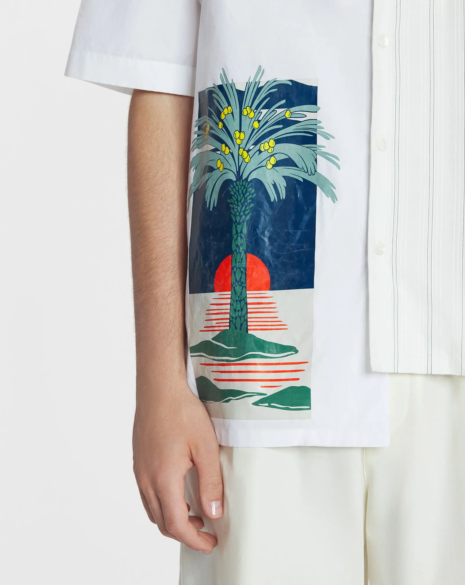 PRINTED ASYMMETRIC SHIRT sold by Lanvin product image thumbnail 5