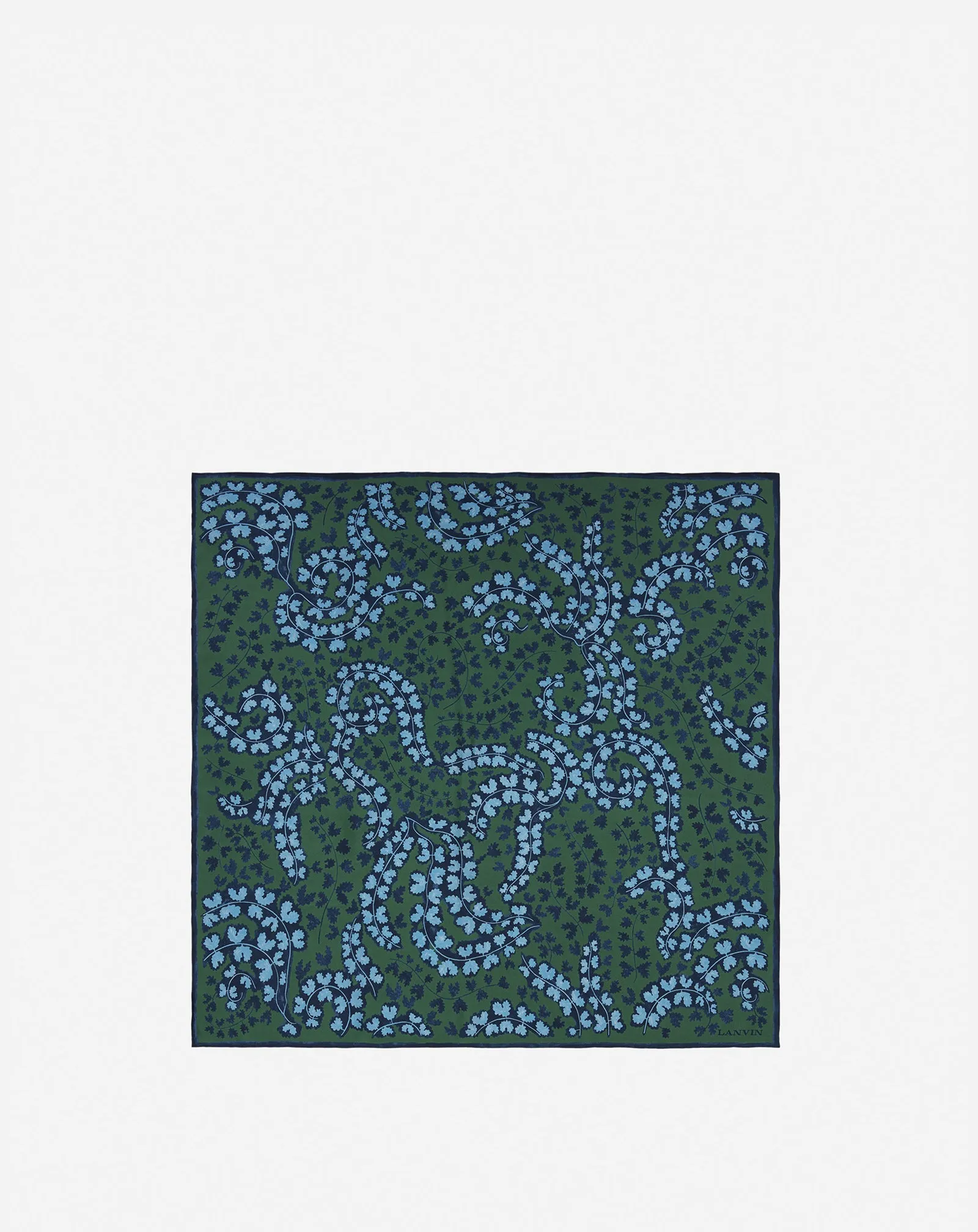 LANVIN ÉTÉ SILK SCARF WITH A RATEAU PRINT sold by Lanvin